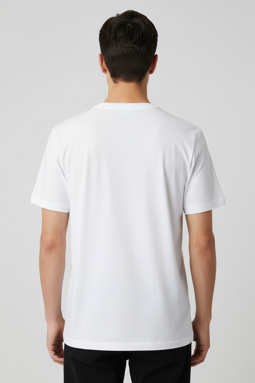 White T-shirt - Back